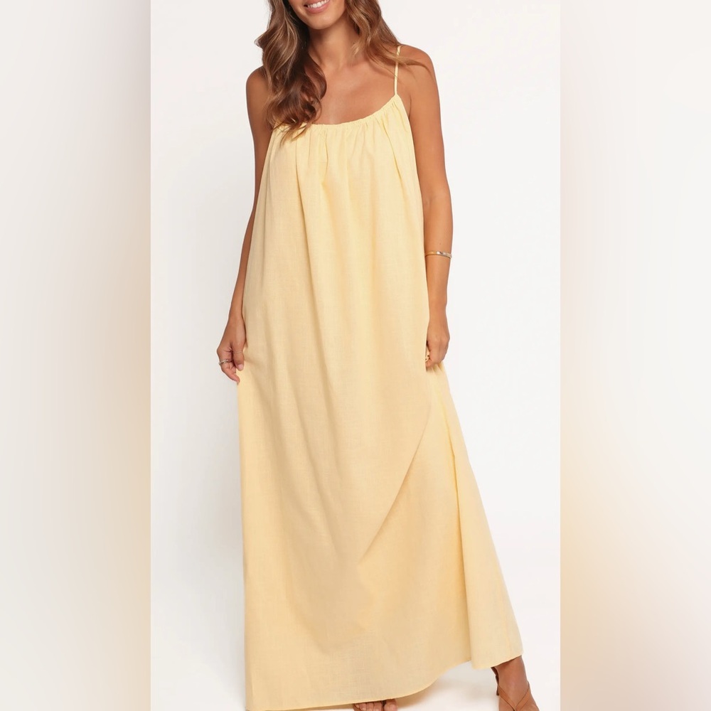 Petal & Pup Light Yellow Maxi Skirt